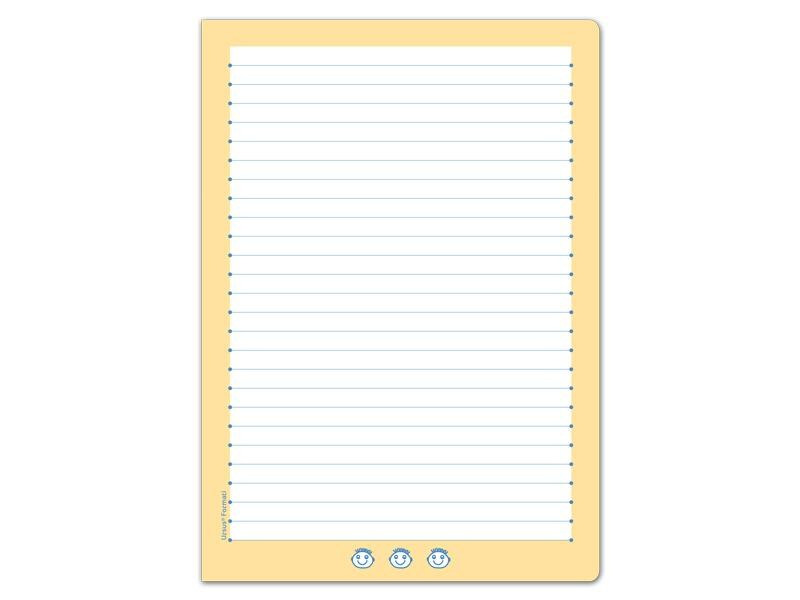 Formati Lernheft Plus S.500, A4, Liniert, Blau