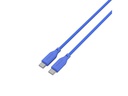 4smarts USB 2.0-Kabel Silikon High Flex USB C - USB C 1.5 m Blau