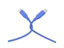 4smarts USB 2.0-Kabel Silikon High Flex USB C - USB C 1.5 m Blau