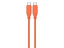 4smarts USB 2.0-Kabel Silikon High Flex USB C - USB C 1.5 m Orange
