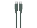 4smarts USB 2.0-Kabel Silikon High Flex USB C - USB C 1.5 m Petrol