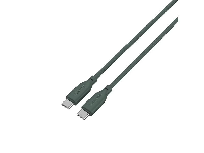 4smarts USB 2.0-Kabel Silikon High Flex USB C - USB C 1.5 m Petrol
