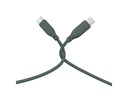 4smarts USB 2.0-Kabel Silikon High Flex USB C - USB C 1.5 m Petrol