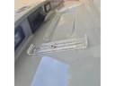 Partox Swiss Kennzeichenhalterset Klick, Langformat, Transparent