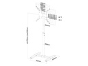 Neomounts by NewStar TV-Trolley NS-FS100BLACK bis 20 kg – Schwarz