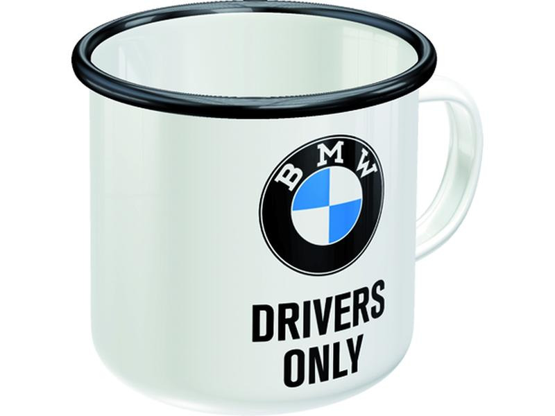 Nostalgic Art Universaltasse BMW Drivers 360 ml, 1 Stück, Weiss