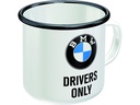 Nostalgic Art Universaltasse BMW Drivers 360 ml, 1 Stück, Weiss