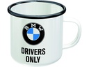 Nostalgic Art Universaltasse BMW Drivers 360 ml, 1 Stück, Weiss
