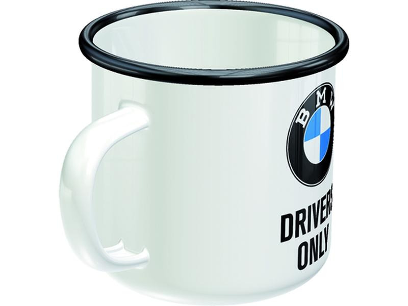 Nostalgic Art Universaltasse BMW Drivers 360 ml, 1 Stück, Weiss