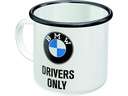 Nostalgic Art Universaltasse BMW Drivers 360 ml, 1 Stück, Weiss