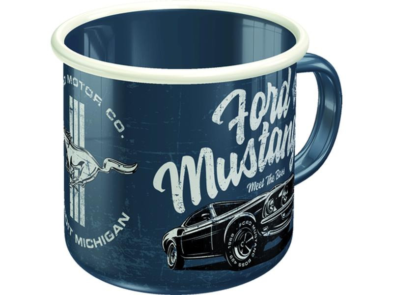 Nostalgic Art Universaltasse Ford Mustang 360 ml, 1 Stück, Blau