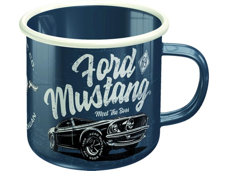 Nostalgic Art Universaltasse Ford Mustang 360 ml, 1 Stück, Blau