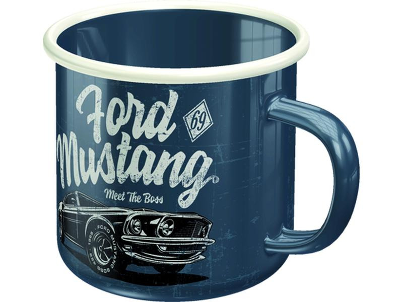 Nostalgic Art Universaltasse Ford Mustang 360 ml, 1 Stück, Blau