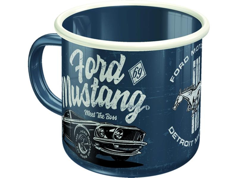 Nostalgic Art Universaltasse Ford Mustang 360 ml, 1 Stück, Blau