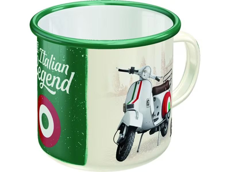 Nostalgic Art Universaltasse Vespa 360 ml, 1 Stück, Gelb/Grün