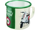 Nostalgic Art Universaltasse Vespa 360 ml, 1 Stück, Gelb/Grün