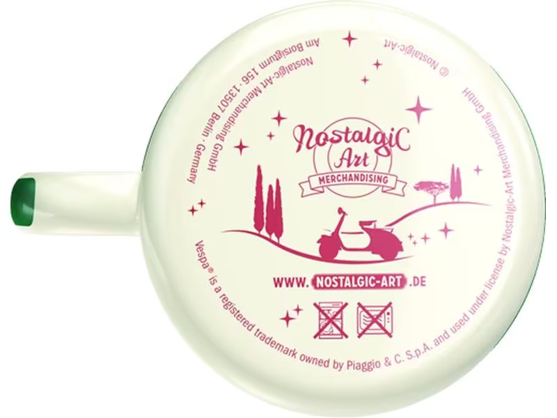 Nostalgic Art Universaltasse Vespa 360 ml, 1 Stück, Gelb/Grün