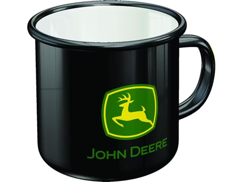 Nostalgic Art Universaltasse John Deere 360 ml, 1 Stück, Schwarz