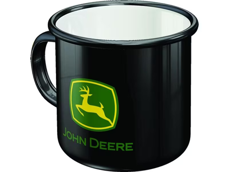 Nostalgic Art Universaltasse John Deere 360 ml, 1 Stück, Schwarz