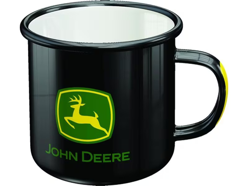 Nostalgic Art Universaltasse John Deere 360 ml, 1 Stück, Schwarz