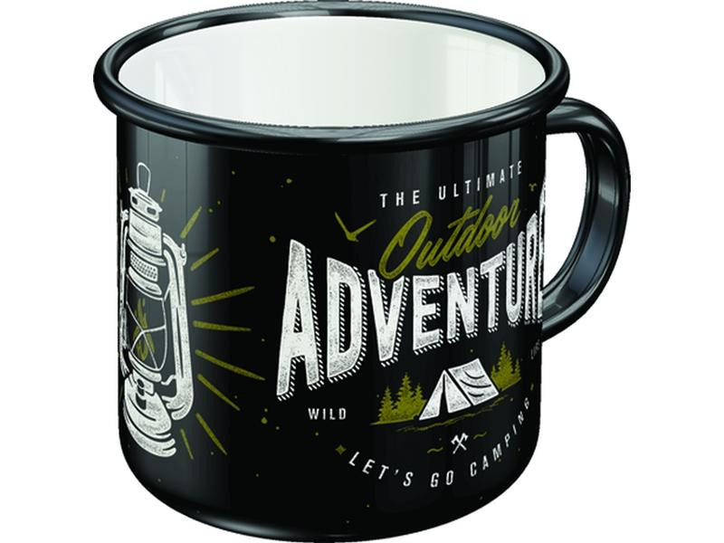 Nostalgic Art Universaltasse Outdoor Adventure 360 ml, 1 Stück, Schwarz