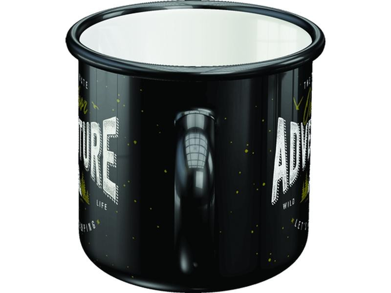 Nostalgic Art Universaltasse Outdoor Adventure 360 ml, 1 Stück, Schwarz