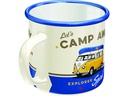 Nostalgic Art Universaltasse Lets Camp Away 360 ml, 1 Stück, Weiss