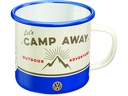 Nostalgic Art Universaltasse Lets Camp Away 360 ml, 1 Stück, Weiss