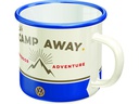 Nostalgic Art Universaltasse Lets Camp Away 360 ml, 1 Stück, Weiss