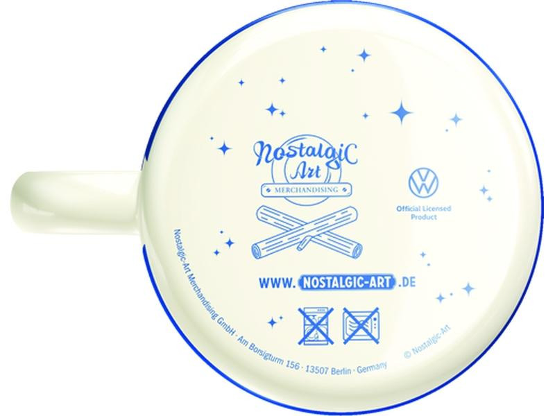 Nostalgic Art Universaltasse Lets Camp Away 360 ml, 1 Stück, Weiss