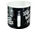 Nostalgic Art Universaltasse Life Is Better 360 ml, 1 Stück, Schwarz
