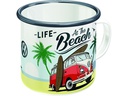 Nostalgic Art Universaltasse Life At The Beach 360 ml, 1 Stück, Weiss