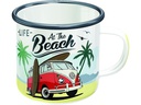 Nostalgic Art Universaltasse Life At The Beach 360 ml, 1 Stück, Weiss