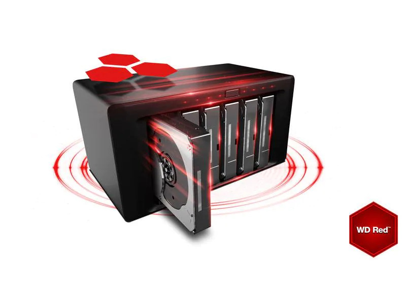 Western Digital Harddisk WD Red Plus 3.5 SATA 6 TB