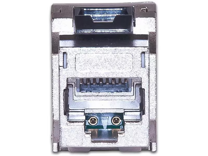 Wirewin Keystone-Modul Cat.6A, RJ-45, STP 90° gewinkelt