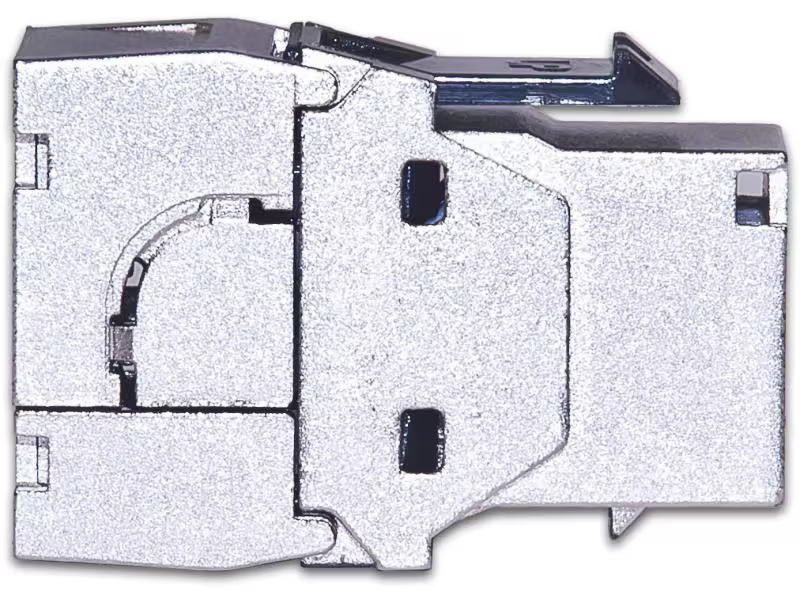 Wirewin Keystone-Modul Cat.6A, RJ-45, STP 90° gewinkelt