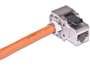 Wirewin Keystone-Modul Cat.6A, RJ-45, STP 90° gewinkelt