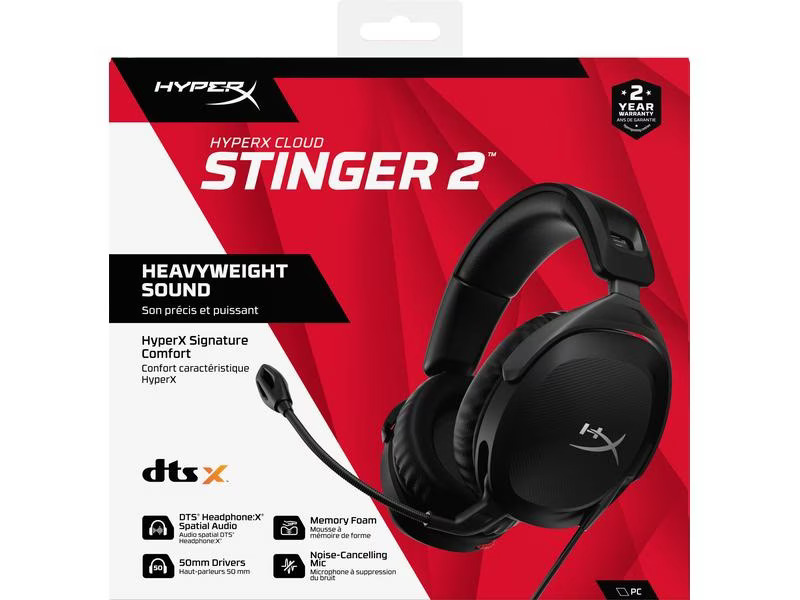 HyperX Headset Cloud Stinger 2 Schwarz