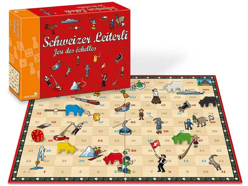 Carta.Media Familienspiel Schweizer Leiterli DE / FR / IT / EN