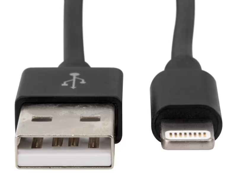 Ansmann USB 2.0-Kabel für iPhone, iPad, USB A - Lightning 1.2 m