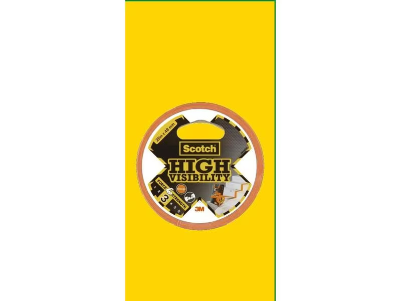 Scotch Klebeband Extremium Universal, 25 mm x 3 m, 1 Rolle, Schwarz