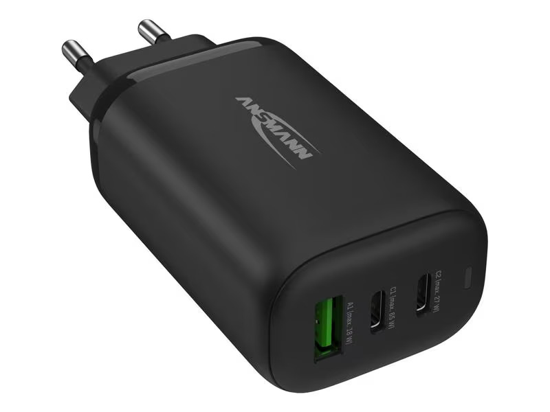 Ansmann USB-Wandladegerät Home Charger HC430, 4x USB, 30 W, Schwarz