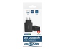 Ansmann USB-Wandladegerät Home Charger HC430, 4x USB, 30 W, Schwarz