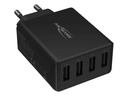 Ansmann USB-Wandladegerät Home Charger HC430, 4x USB, 30 W, Schwarz