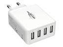 Ansmann USB-Wandladegerät Home Charger HC430, 4x USB, 30 W, Weiss