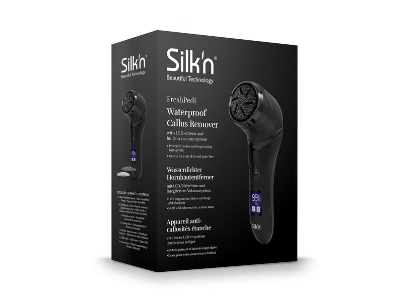 Silk'n Hornhautentferner FreshPedi Schwarz