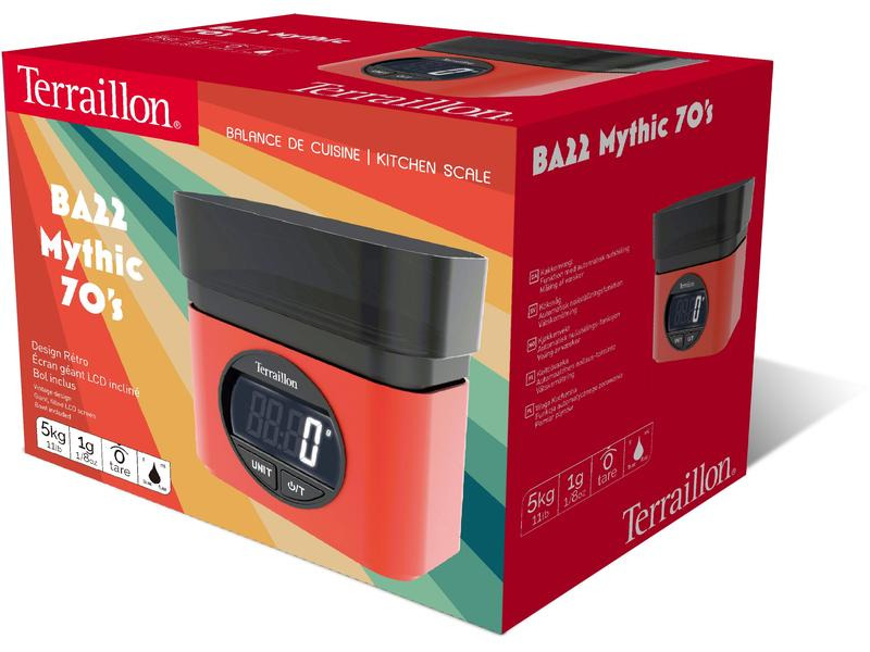 Terraillon Küchenwaage BA22 Mythique Rot