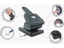 Rapesco Locher Germ-Savvy 865-P2 63 Seiten, Schwarz