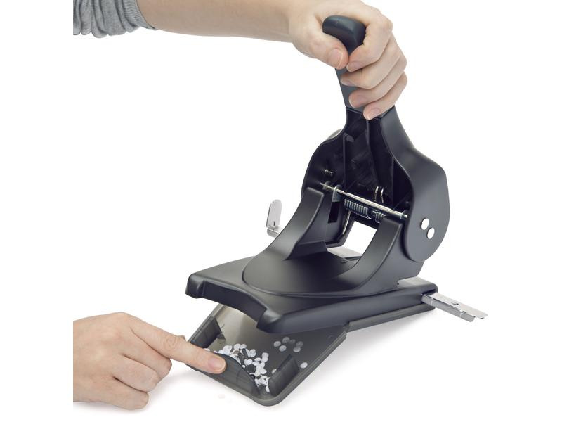 Rapesco Locher ALU 65 65 Seiten, Schwarz