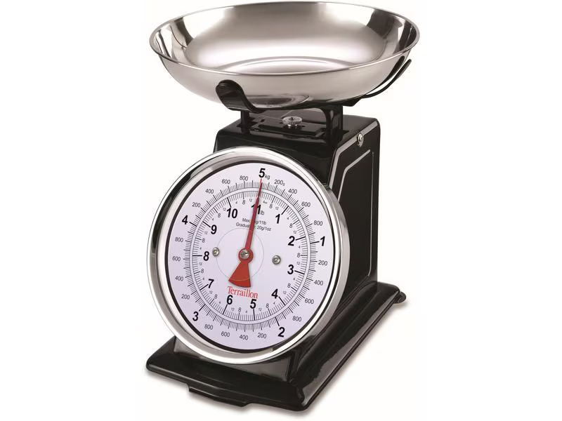 Terraillon Küchenwaage Trad 500 Schwarz